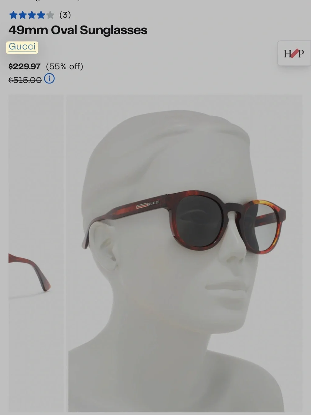 Authentic Tortoiseshell Round Sunglasses - AS IS no box